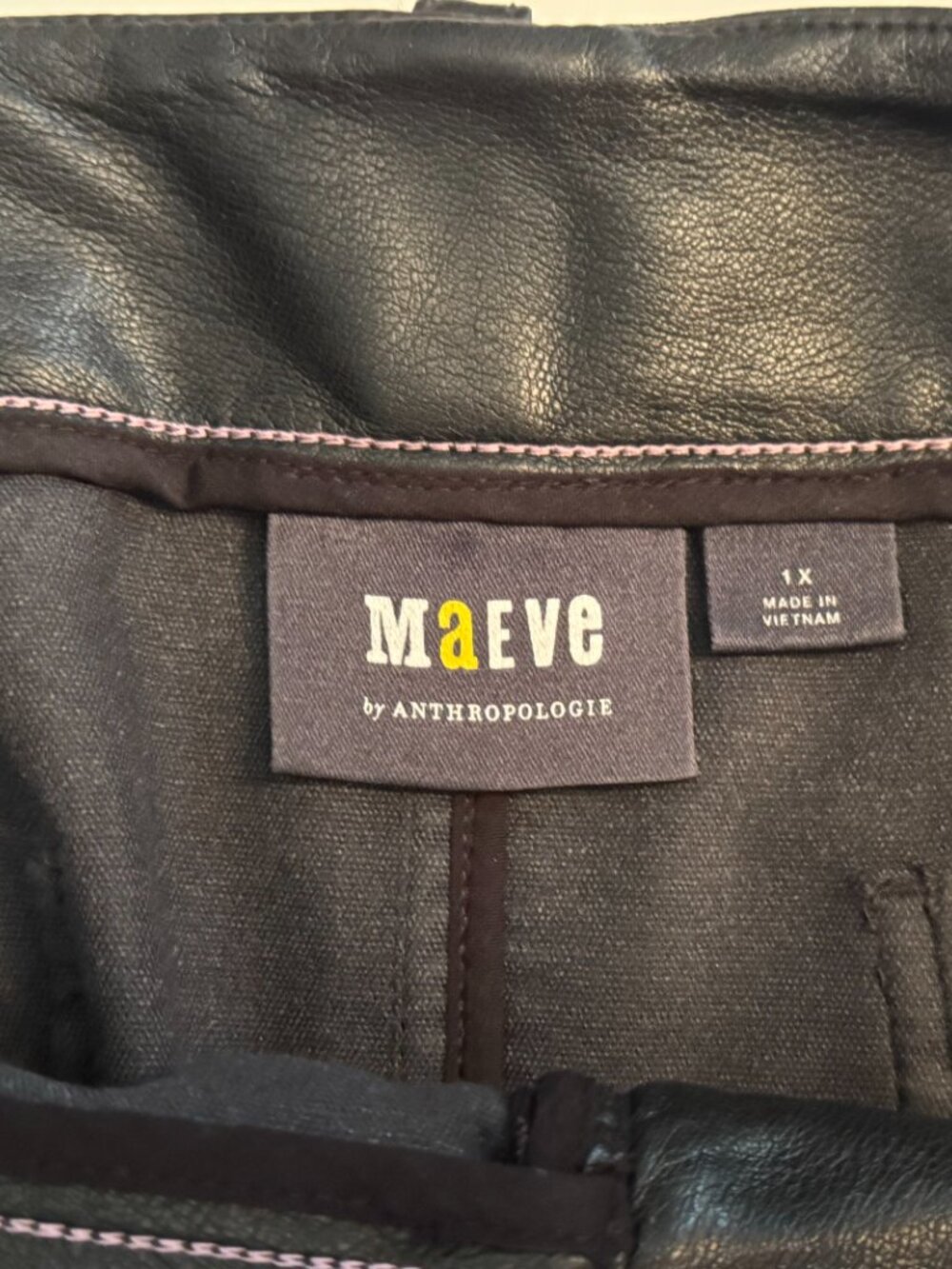 Maeve by Anthropologie Colette Faux Leather Maxi Skirt - Picture 7 of 8